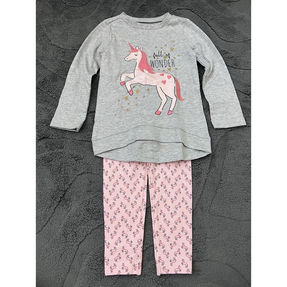 New Little Girls 2 Piece Outfit Set Size 2T